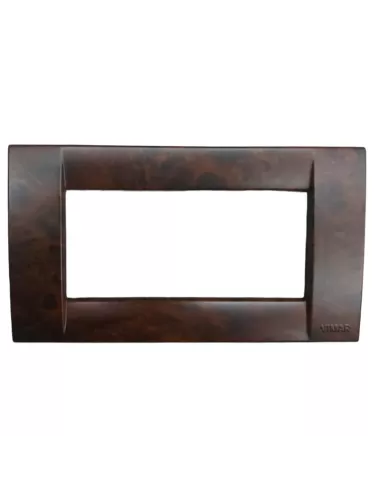 Vimar 16744.40 Klassische Radica Technopolymer-Platte mit 4 Modulen